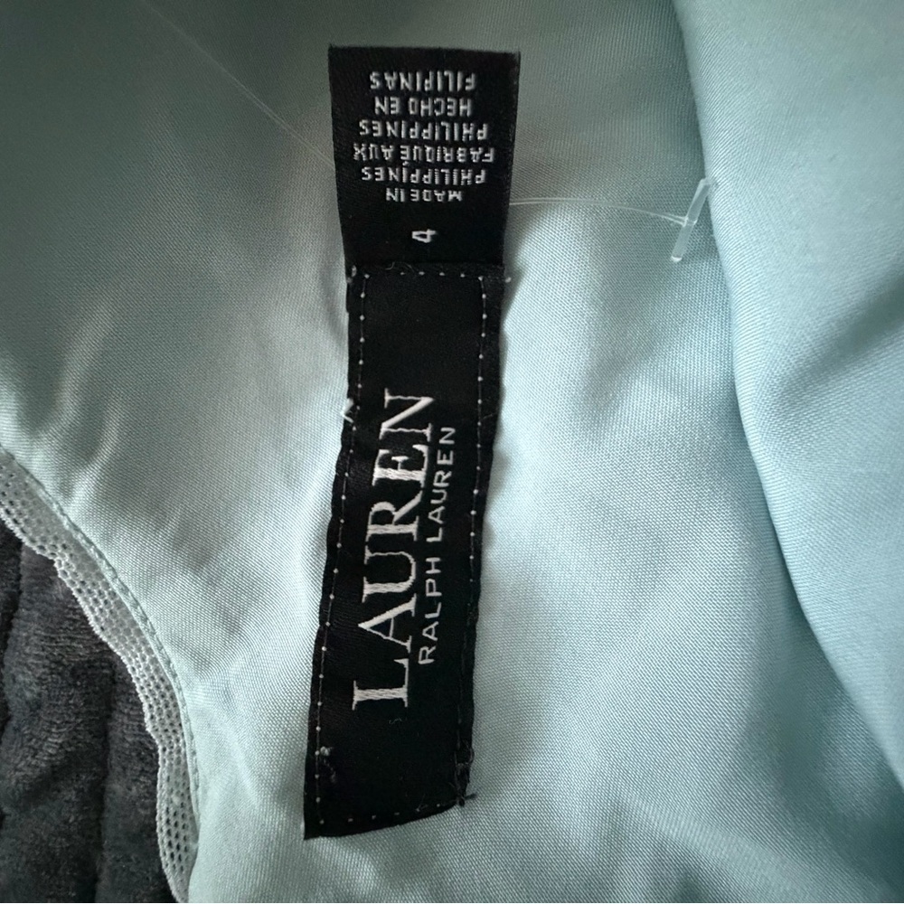 New Sold Out Ralph Lauren Lamara Sleeveless Gown in light teal - Picture 7 of 7
